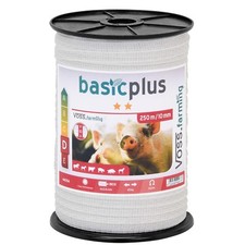 250m 10mm Weidezaun Band  Elektro Zaun Pferde Pony Rinder Ziegen Hunde Schweine