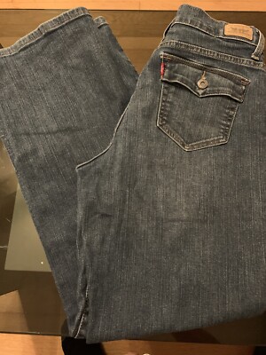 Women s Levi's 512 Boot Cut 12 M Perfectly Slimming Denim Jeans W32 L32 R11 EUC