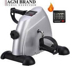 AGM fitness Under Desk Exercise Bike Portable Arm  Leg Foot Pedal Exerciser US
