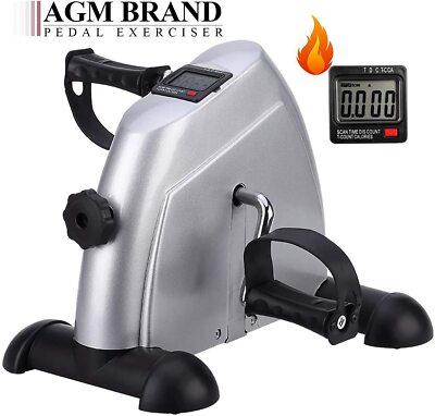 AGM fitness Under Desk Exercise Bike Portable Arm & Leg Foot Pedal Exerciser US