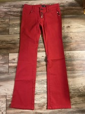 TRIPP NYC RED PANTS FLARE NEW OFFICIAL RARE VINTAGE RETRO PUNK ROCK GLAM EMO