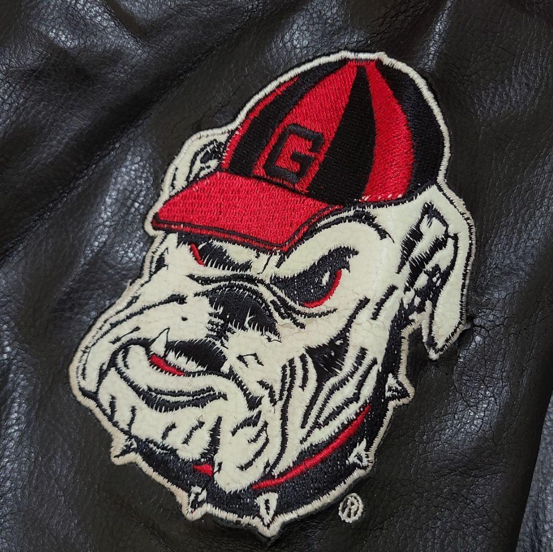 Glll Sports Leather Stadium Jacket Georgia Bulldogs American Glll Sports Leather Stadium Jacket Georgia Bulldogs American