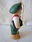 Vintage 3” Ornament Christmas Around The World Christmas Little Boy Holding Bear — photo 7