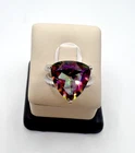 Sterling Silver Mystic Topaz Ring Size 8