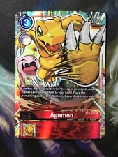 Agumon Alternate Art Foil - BT1-010 - LP - Digimon TCG