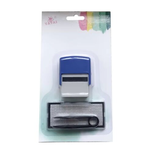 DIY Stamp Kit Custom Personalized Stamp Self Inking Rubber Stamp Office Supplies - Picture 14 of 15