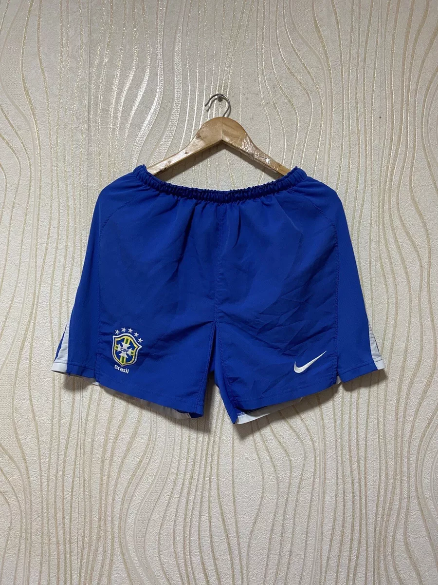 BRAZIL 2008 2009 HOME FOOTBALL SOCCER SHORTS NIKE sz S MEN
