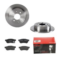 Brembo Bremsscheiben Ø239MM + BremsbelÄGe Hinten FÜR Honda Civic VI Acura