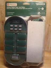 Outdoor 6 Outlet Digital Timer New/sealed 7 Day Program Christmas  Lights