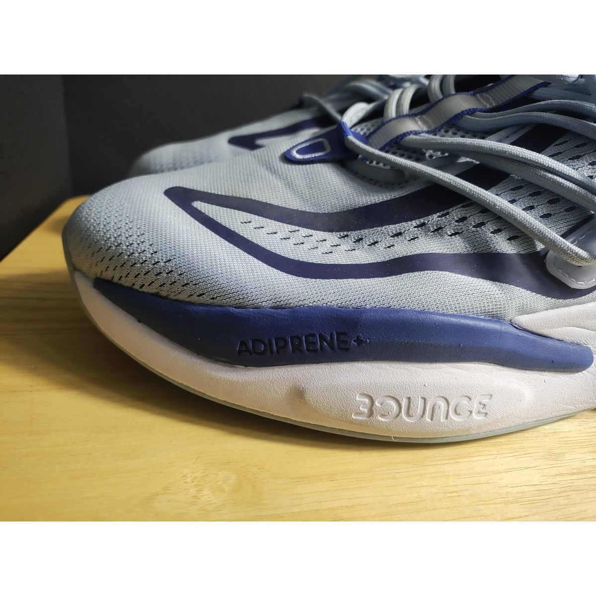 Adidas Alpha Boost Men's US 12 Blue Yellow White Retro Sport Life IE9701 View 5