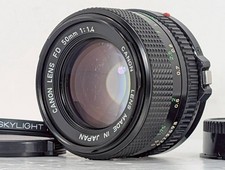  Exc 5 Canon New FD NFD 50mm f/1.4 MF Standard Lens from JAPAN