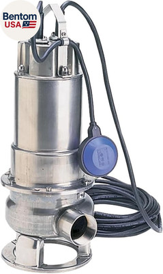 WSP100 1Hp 115V Submersible Water Pump, Trash Pump with Solid Handling Capabilit