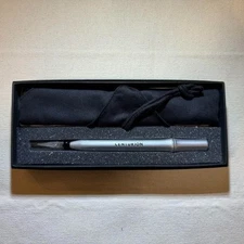 AMEX  American Express Kyoto Kochosai Small Tube Bamboo Glass Pen & Cloth Case