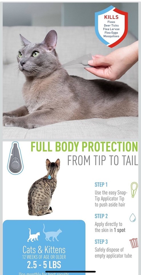 Curated visual reference: Fresh Look at Adams Plus Flea Tick Spot On For Cats Over 2