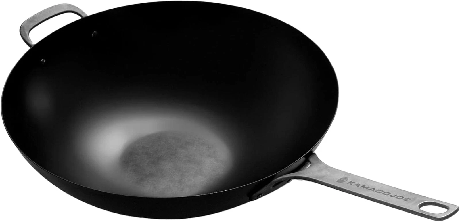 Pre-Seasoned Carbon Steel Wok for Big Joe & Classic Grills - Perfect Cooking!