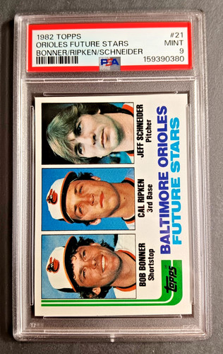 1982 Topps #21 Cal Ripken Jr ROOKIE PSA 9 Orioles