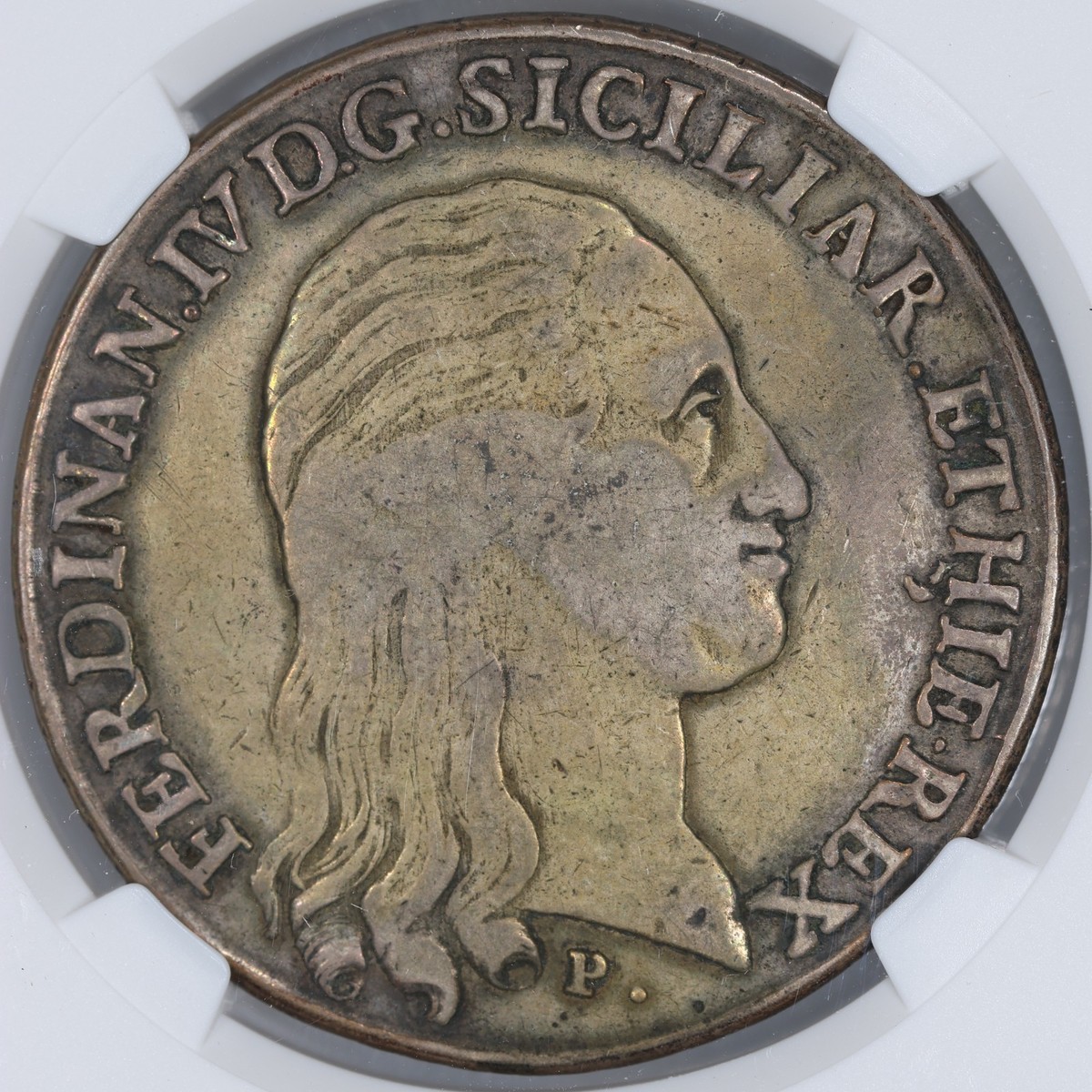 1795 Italian States Kingdom Of Naples, Ferdinand IV AR 120 Grana
