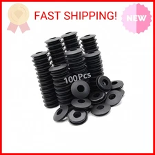 GREPSPUD 100pcs Glad Hand Seals Rubber Truck Gladhand Seals Black Polyurethane S