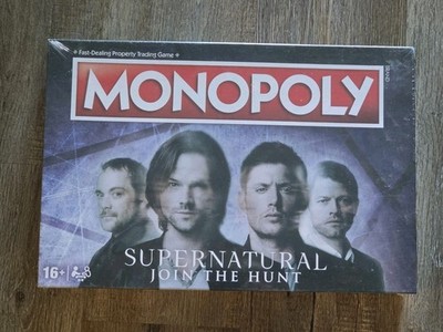 Supernatural Monopoly Board Game Sam & Dean Vampire Werewolf Trading Game SEALED