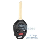 for Subaru Legacy Outback 2018 2019 Keyless Remote Key Fob CWTB1G077 -G Chip