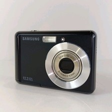 Samsung ES19 12.2MP Digital Camera Black   Tested  Working