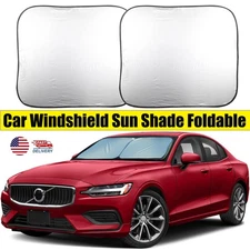 2*Car Windshield Sun Shade Foldable Front Windshield Shade for Sun Heat & UV Ray