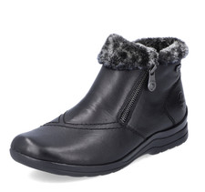 Rieker Women's Birthe Ankle Boots, Style L1868-00, Size 8, Color Black
