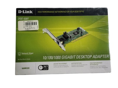 D-Link DGE-530T 10/100/1000 Gigabit  PCI Adapter Ethernet