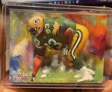 🏈 GILBERT BROWN #2 Art Card Limited 21/50 Edward Vela Signed Green Bay Packers