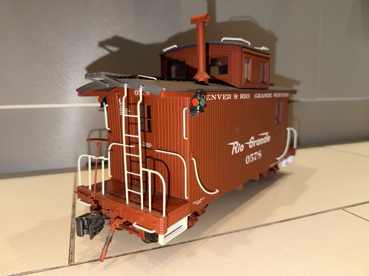 Accucraft 1:20.3 D&RGW Short Caboose AMS G / Fn3 Scale No. 0578