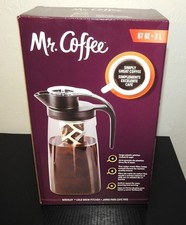 NEW Mr. Coffee 67 oz Cold Brew Plastic Coffee Pitcher - Makes 8 Cups Unopened