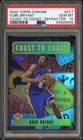 2002 TOPPS CHROME COAST TO COAST REFRACTOR #CC7 KOBE BRYANT PSA 10