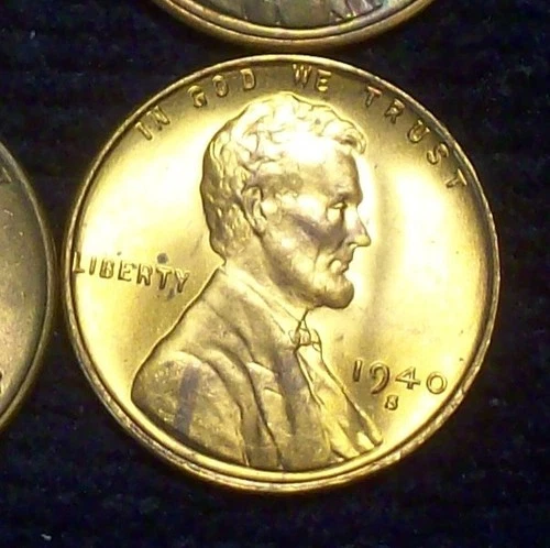 1940-S BU - SOLID LINCOLN WHEAT CENT - NICE COLOR - GOOD DETAILS - SEE PICS!!