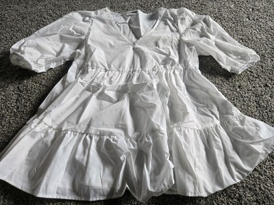 Make Me Chic NWOT size small womens white Maternity top shirt blouse