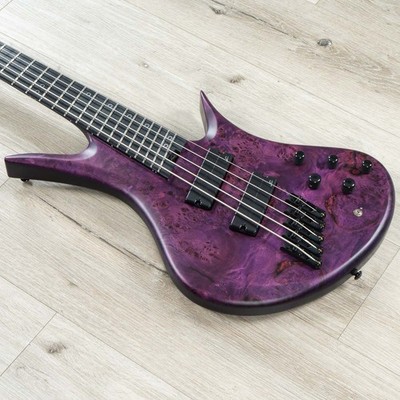 Legator HB5F Multi-Scale 5-String Bass, Satin Purple Burl | eBay