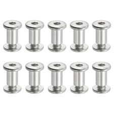 Hex Chicago Screws, 20 Set Binding Screw Posts M6 x 12 mm Connecting Hex Driv...