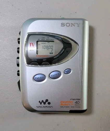 Vintage Sony Walkman WM-FX290 Cassette Tape Player Tape not playing. Parts only