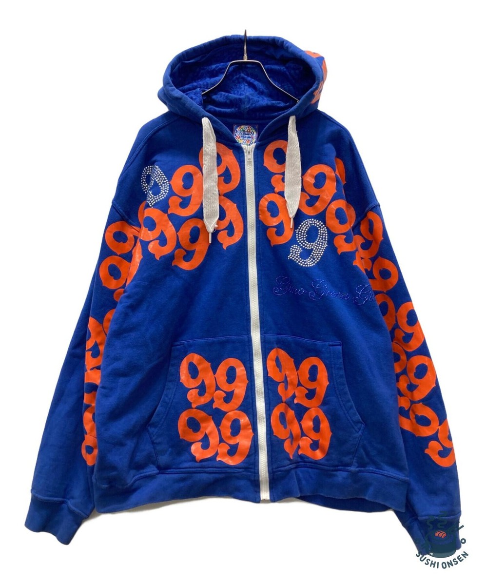 gino green global Zip-up hoodie Size: 2XL Blue Men | eBay