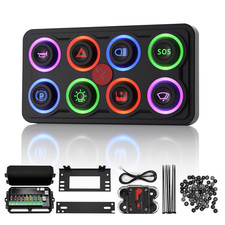 Switch Panel Upgraded Multicolored Toggle Momentary Pulse Switch Panelelectroni
