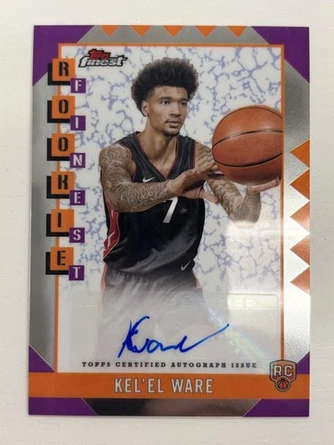 2024-25 Topps Finest - Rookie Finest Autographs Kel'el Ware, Kel'el Ware #RFA-KW
