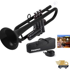 Lightweight Bb Trumpet with Dual Mouthpieces - Perfect for Learning Musicians