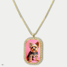 New Cute Yorkie Yorkshire Terrier Dog Fashion Pendant Necklace Chain Graphic Dog