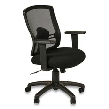 Alera ET4017B Etros 17.71 - 21.65" Mesh Mid-Back Petite Swivel/Tilt Chair New