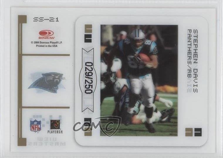 2004 Leaf Rookies & Stars SlideShow View Masters /250 Stephen Davis #SS-21 - Image 2 of 2