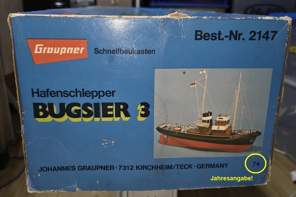 Graupner Bugsier 3 Bausatz (Rarität von 1974) - Bild 3 von 4