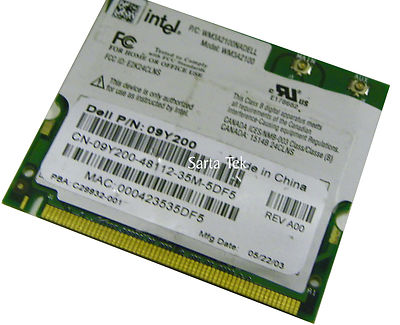 Original Dell 9Y200 Intel Pro/Wireless WM3A2100 802.11b Mini PCI WiFi Wireless