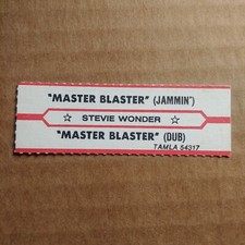 STEVIE WONDER Master Blaster JUKEBOX STRIP Record 45 rpm 7