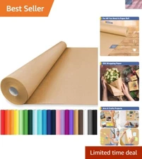 Large 36'' x 2400'' Eco-Friendly Kraft Paper Roll for Arts & Special Events
