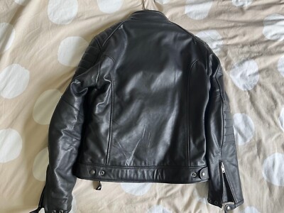 Blouson Moto Cuir ORIGINAL DRIVER Noir - Taille L, Neuf Sans étiquettes, Fabriqué Au Portugal