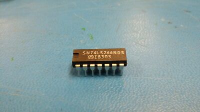 (5 PCS) SN74LS266NDS MOT XNOR Gate, LS Series, 4-Func, 2-Input, TTL, PDIP14